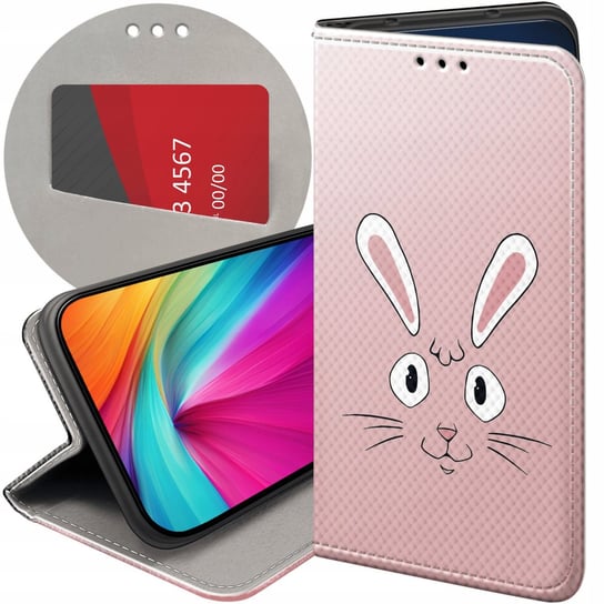 ETUI Z KLAPKĄ DO SAMSUNG GALAXY S23 FE WZORY KRÓLIK ZAJĄC BUNNY FUTERAŁ Samsung Electronics