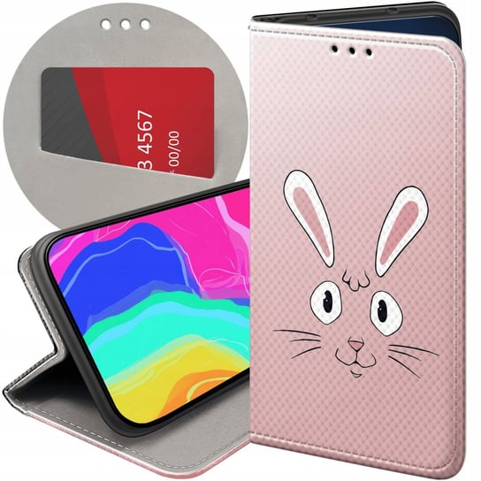 ETUI Z KLAPKĄ DO SAMSUNG GALAXY S23 ULTRA WZORY KRÓLIK ZAJĄC BUNNY FUTERAŁ Samsung Electronics