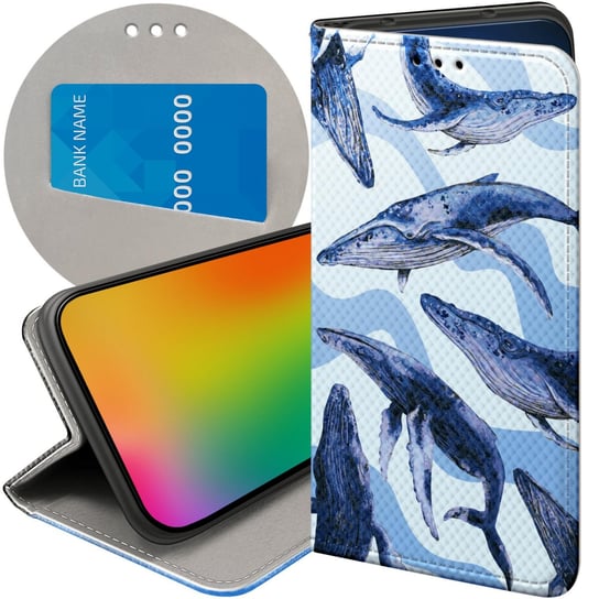 ETUI Z KLAPKĄ DO SAMSUNG GALAXY S24 PLUS WZORY MORZE FALE WODA AQUA FUTERAŁ Samsung Electronics