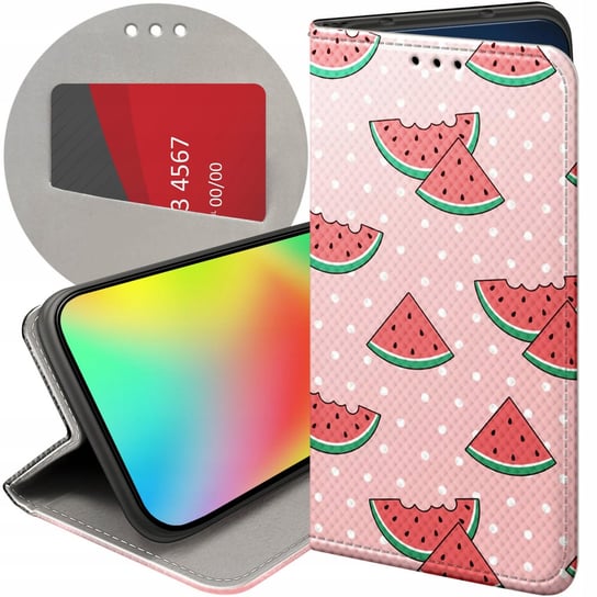 ETUI Z KLAPKĄ DO SAMSUNG GALAXY S24 ULTRA WZORY ARBUZ Z ARBUZEM MELON CASE Samsung Electronics