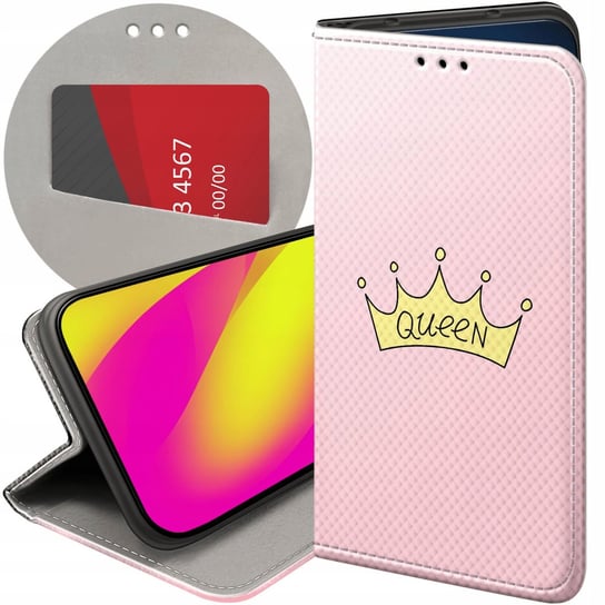 Etui Z KlapkĄ Do Samsung Galaxy S24 Ultra Wzory KsiĘŻniczka Queen