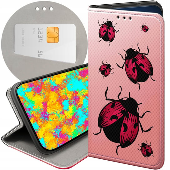 ETUI Z KLAPKĄ DO SAMSUNG GALAXY S24 WZORY BIEDRONKA Z BIEDRONKĄ LADYBUG Samsung Electronics