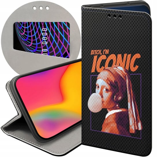 ETUI Z KLAPKĄ DO SAMSUNG GALAXY S24 WZORY LEONARDO DA VINCI SZTUKA MODERN Samsung Electronics