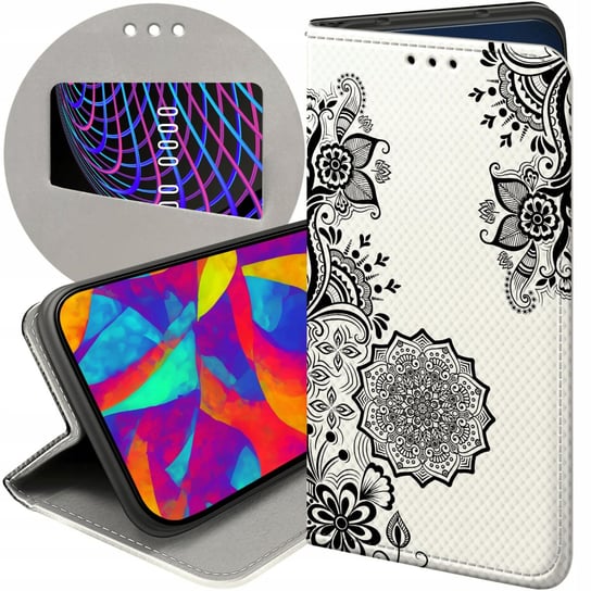 ETUI Z KLAPKĄ DO SAMSUNG GALAXY S24 WZORY MANDALA BUDDYZM SZTUKA WZORY CASE Samsung Electronics