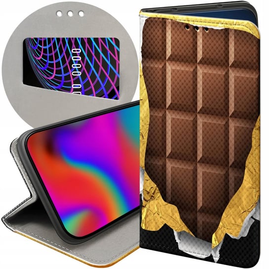 Etui Z Klapką Do Samsung Galaxy S5 / S5 Neo Wzory Czekolada Choco Słodycze Samsung