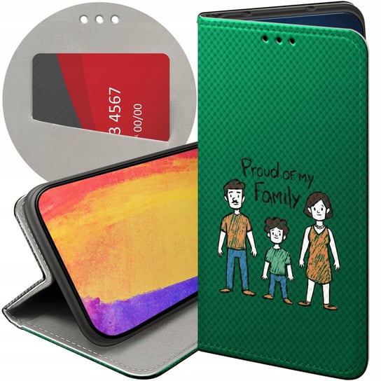 Etui Z Klapką Do Samsung Galaxy S5 / S5 Neo Wzory Rodzina Familia Dom Case Samsung Electronics