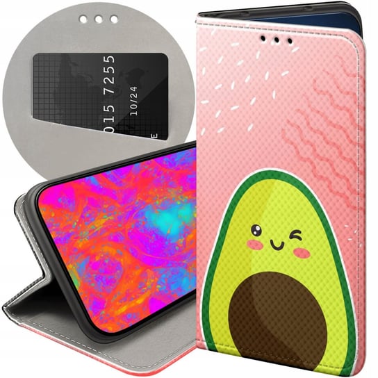 ETUI Z KLAPKĄ DO SAMSUNG GALAXY S7 EDGE WZORY AWOKADO AVOCADO OWOC FUTERAŁ Samsung Electronics