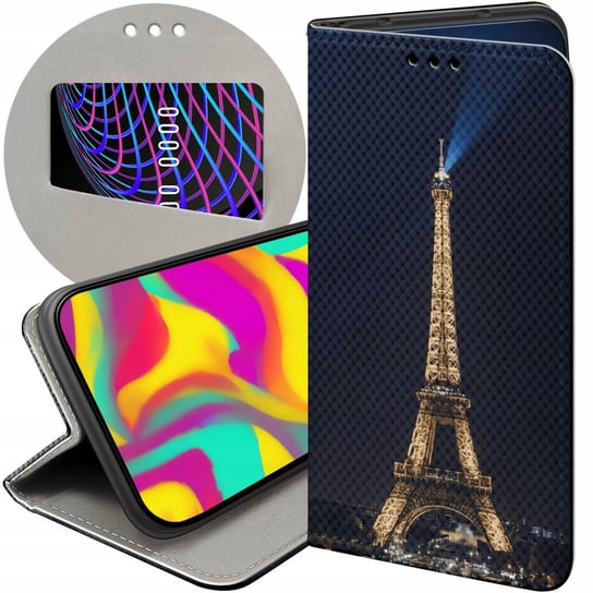 ETUI Z KLAPKĄ DO SAMSUNG GALAXY S7 WZORY PARYŻ FRANCJA EIFFEL FUTERAŁ CASE Samsung Electronics