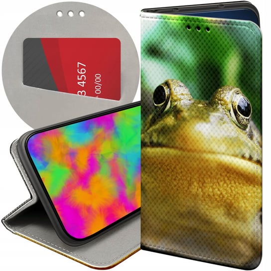 ETUI Z KLAPKĄ DO SAMSUNG GALAXY S7 WZORY ŻABKA ŻABA FROG FUTERAŁ POKROWIEC Samsung Electronics