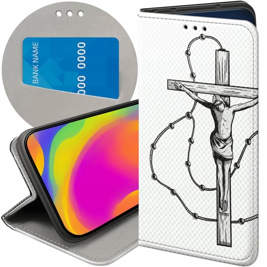 Etui Z Klapką Do Samsung Galaxy S8 Plus Wzory Jezus Krzyż Różaniec Bóg Case Samsung Electronics