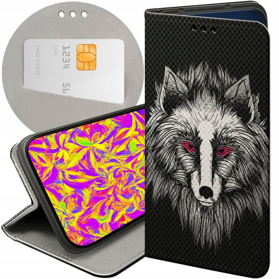 ETUI Z KLAPKĄ DO SAMSUNG GALAXY S8 PLUS WZORY WILK WILKOŁAK WOLF WILCZYCA Samsung Electronics