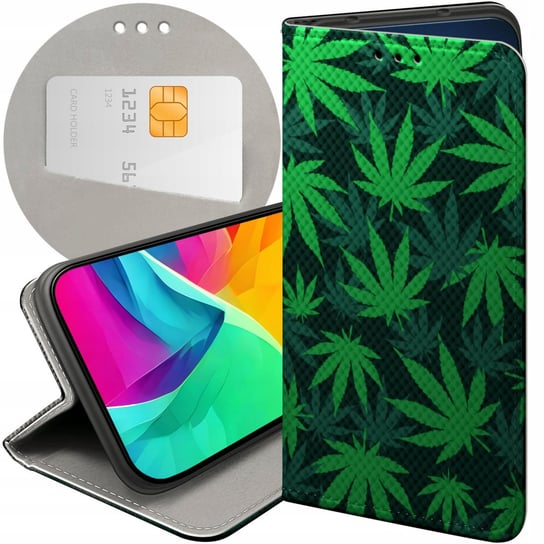 ETUI Z KLAPKĄ DO SAMSUNG GALAXY S8 WZORY DLA PALACZY SMOKER WEED JOINT CASE Samsung Electronics