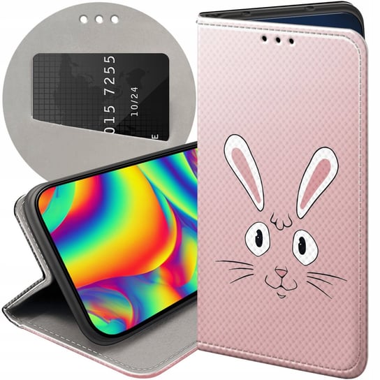Etui Z Klapką Do Samsung Galaxy S8 Wzory Królik Zając Bunny Futerał Case Samsung
