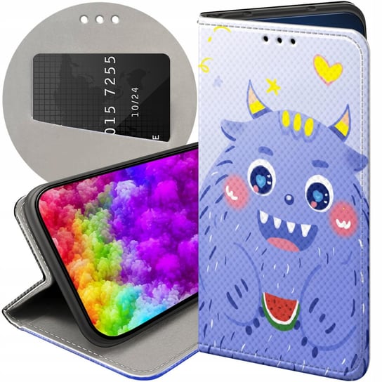 ETUI Z KLAPKĄ DO SAMSUNG GALAXY S8 WZORY POTWORY POTWÓR MONSTER FUTERAŁ Samsung Electronics