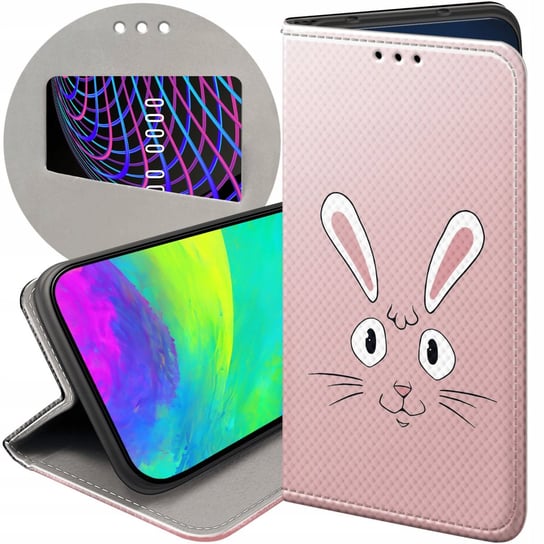 Etui Z Klapką Do Samsung Galaxy S9 Plus Wzory Królik Zając Bunny Futerał Samsung