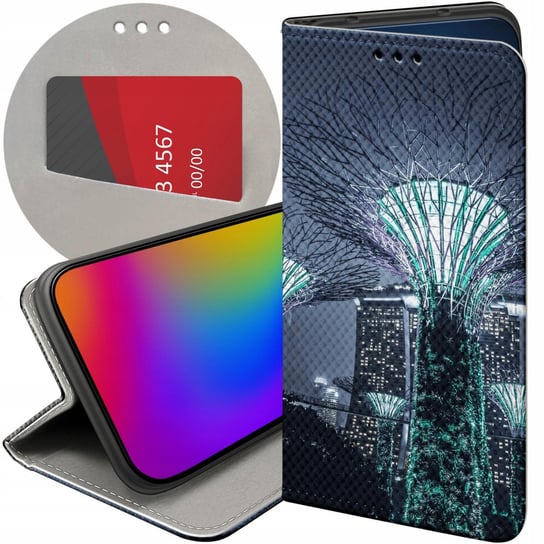 ETUI Z KLAPKĄ DO SAMSUNG GALAXY S9 WZORY MIASTA ARCHITEKTURA URBAN FUTERAŁ Samsung Electronics