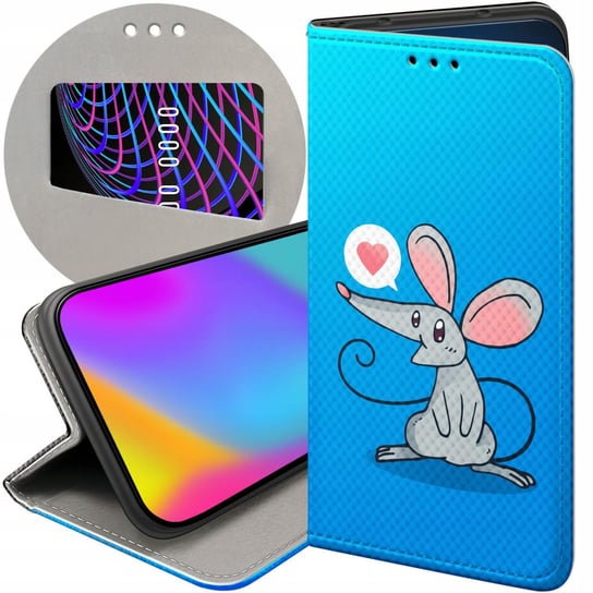 ETUI Z KLAPKĄ DO SAMSUNG GALAXY S9 WZORY MYSZKA MOUSE MINI FUTERAŁ CASE Samsung