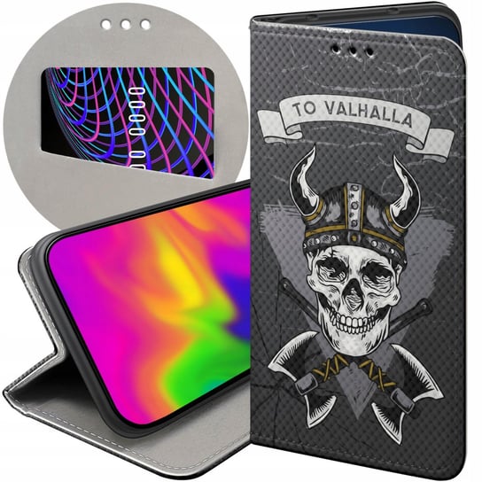 ETUI Z KLAPKĄ DO SAMSUNG GALAXY S9 WZORY WIKINGOWIE VIKING RUNY ODYN CASE Samsung Electronics