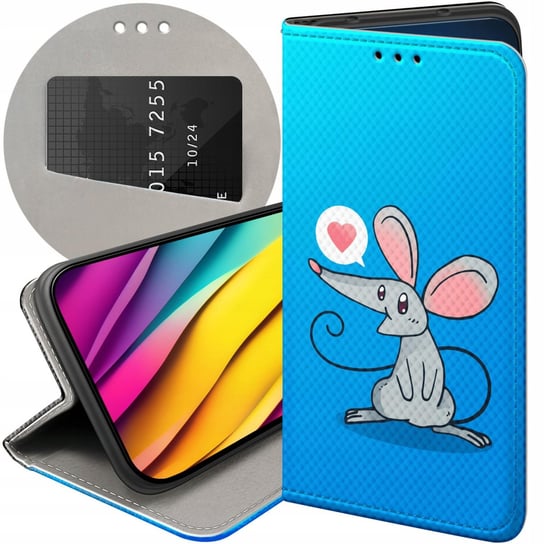 ETUI Z KLAPKĄ DO SAMSUNG GALAXY XCOVER 3 WZORY MYSZKA MOUSE MINI FUTERAŁ Samsung Electronics