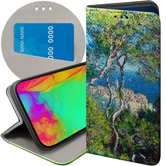 ETUI Z KLAPKĄ DO SAMSUNG GALAXY XCOVER 4 / 4S WZORY CLAUDE MONET FUTERAŁ Samsung Electronics