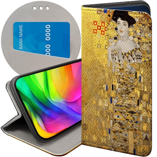 ETUI Z KLAPKĄ DO SAMSUNG GALAXY XCOVER 4 / 4S WZORY KLIMT GUSTAV POCAŁUNEK Samsung Electronics