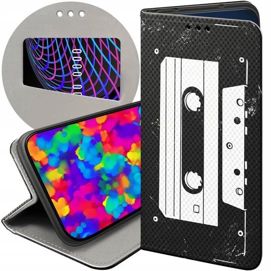 ETUI Z KLAPKĄ DO SAMSUNG GALAXY XCOVER 5 WZORY RETRO OLD SCHOOL MUZYKA GRY Samsung Electronics