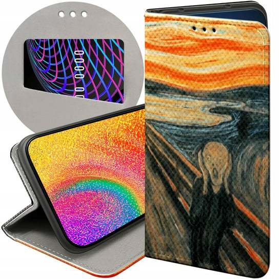 ETUI Z KLAPKĄ DO SONY XPERIA 1 III WZORY EDVARD MUNCH KRZYK MALARSTWO CASE Sony