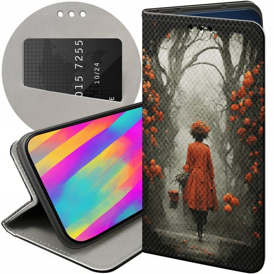 ETUI Z KLAPKĄ DO SONY XPERIA 1 III WZORY JESIEŃ LIŚCIE AUTUMN FUTERAŁ CASE Sony