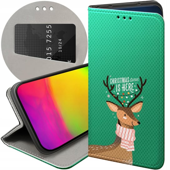 Etui Z Klapką Do Sony Xperia L1 Wzory Świąteczne Christmass Święta Futerał Sony