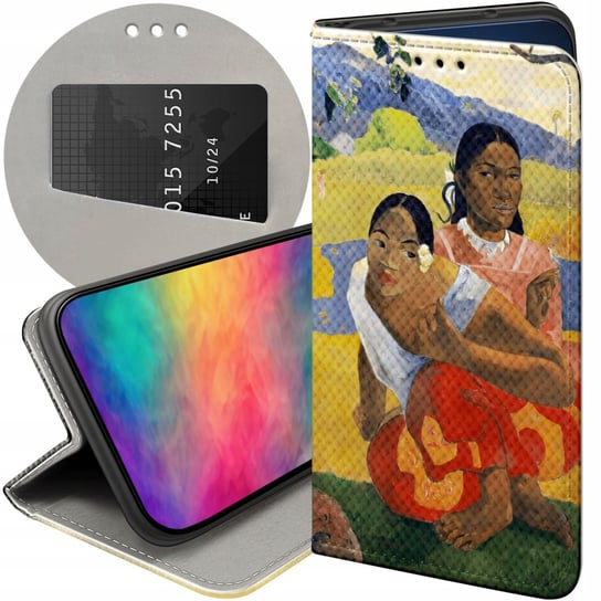 ETUI Z KLAPKĄ DO VIVO Y72 5G WZORY PAUL GAUGUIN OBRAZY POSTIMPRESJONIZM Vivo