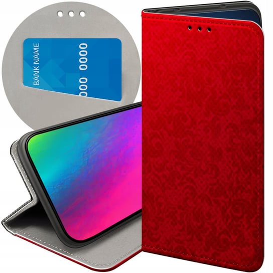 Etui Z Klapką Do Xiaomi 11T 5G / 11T Pro 5G Wzory Czerwone Serca Róże Case Xiaomi