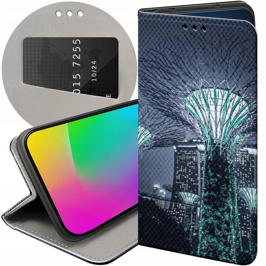 ETUI Z KLAPKĄ DO XIAOMI 11T 5G / 11T PRO 5G WZORY MIASTA ARCHITEKTURA URBAN Xiaomi