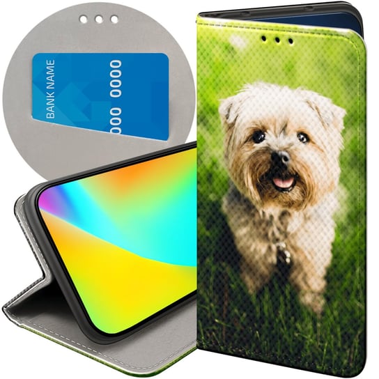 Etui Z Klapką Do Xiaomi 11T 5G / 11T Pro 5G Wzory Pieski Psiaki Dogs Case Xiaomi