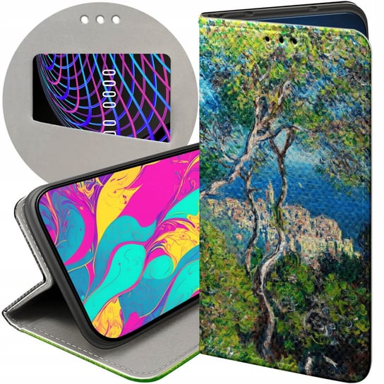 ETUI Z KLAPKĄ DO XIAOMI 12 PRO / 12S PRO WZORY CLAUDE MONET FUTERAŁ CASE Xiaomi