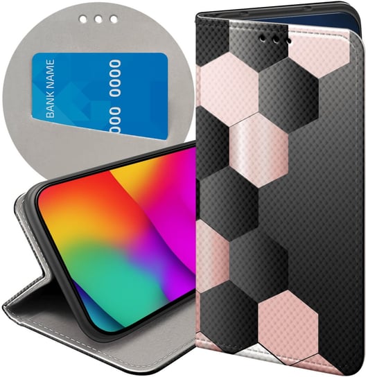 ETUI Z KLAPKĄ DO XIAOMI 12 PRO / 12S PRO WZORY GEOMETRYCZNE SYMETRIA CASE Xiaomi