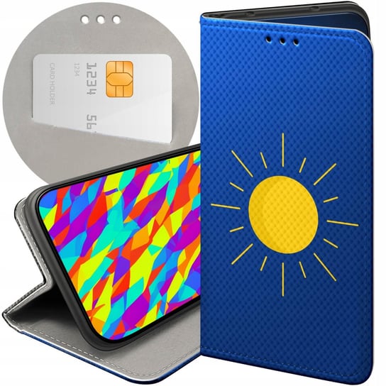 ETUI Z KLAPKĄ DO XIAOMI 12 PRO / 12S PRO WZORY SŁOŃCE PLANETY SUN FUTERAŁ Xiaomi