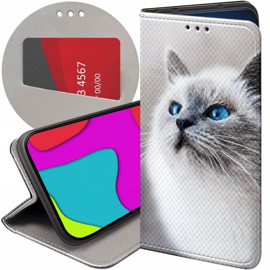 ETUI Z KLAPKĄ DO XIAOMI 12T / 12 PRO WZORY ANIMALS ZDJĘCIA ZWIERZĘTA CASE Xiaomi