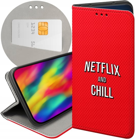 ETUI Z KLAPKĄ DO XIAOMI 12T / 12 PRO WZORY NETFLIX SERIALE FILMY KINO CASE Xiaomi