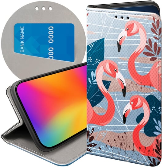 Etui Z Klapką Do Xiaomi 13 Pro Wzory Flaming Flamingi Ptaki Futerał Case Xiaomi