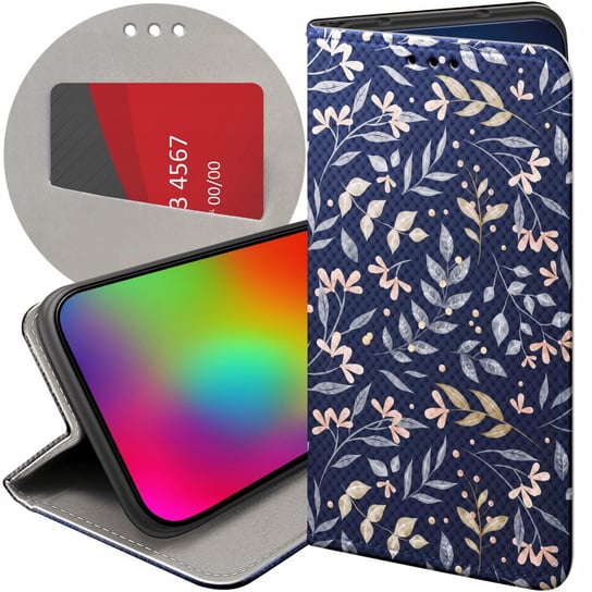 ETUI Z KLAPKĄ DO XIAOMI 13 PRO WZORY FLORAL BOTANIKA BUKIETY FUTERAŁ CASE Xiaomi