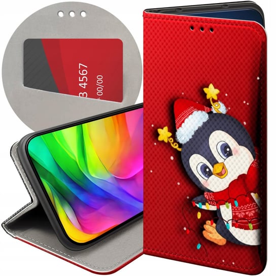 Etui Z Klapką Do Xiaomi 13 Pro Wzory Święta Christmas Mikołaj Futerał Case Xiaomi