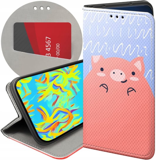 ETUI Z KLAPKĄ DO XIAOMI 13 PRO WZORY ŚWINKA PEPPA BAJKA FUTERAŁ POKROWIEC Xiaomi