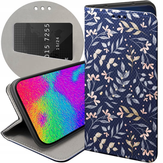 ETUI Z KLAPKĄ DO XIAOMI 13 WZORY FLORAL BOTANIKA BUKIETY FUTERAŁ POKROWIEC Xiaomi