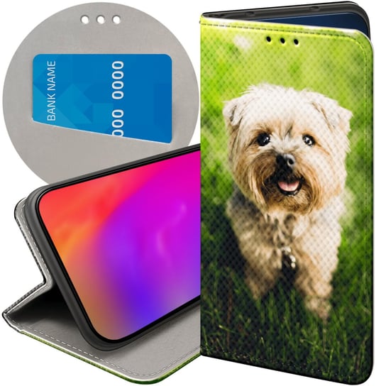 Etui Z Klapką Do Xiaomi Mi 10T Lite Wzory Pieski Psiaki Dogs Futerał Case Xiaomi