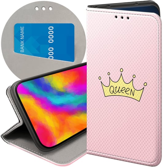 ETUI Z KLAPKĄ DO XIAOMI MI 11 LITE 4G / 5G WZORY KSIĘŻNICZKA QUEEN PRINCESS Xiaomi