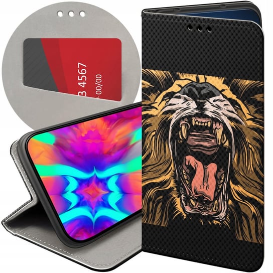 ETUI Z KLAPKĄ DO XIAOMI MI 9T / MI 9T PRO / REDMI K20 WZORY LEW LWY LWICA Xiaomi