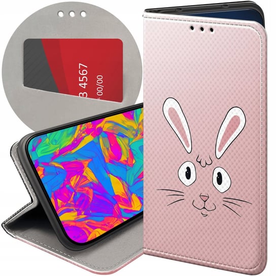 ETUI Z KLAPKĄ DO XIAOMI MI A1 WZORY KRÓLIK ZAJĄC BUNNY FUTERAŁ POKROWIEC Xiaomi