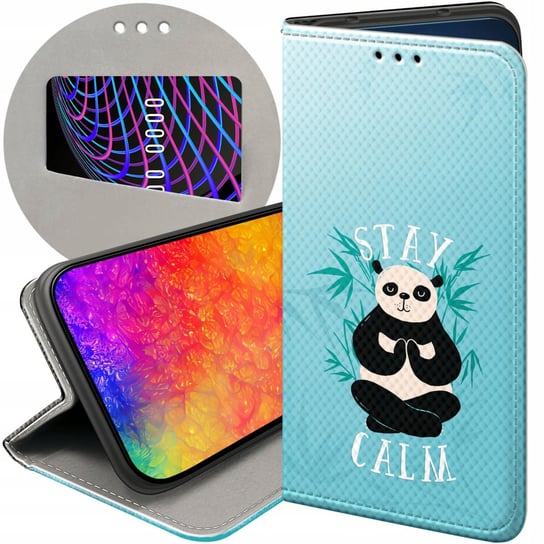 ETUI Z KLAPKĄ DO XIAOMI MI A1 WZORY PANDA BAMBUS PANDY FUTERAŁ POKROWIEC Xiaomi