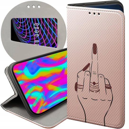 Etui Z Klapką Do Xiaomi Note 9 Pro / Note 9S Wzory Fuck You Fuck Off Case Xiaomi