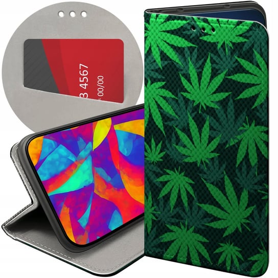 ETUI Z KLAPKĄ DO XIAOMI POCO C40 WZORY DLA PALACZY SMOKER WEED JOINT CASE Xiaomi